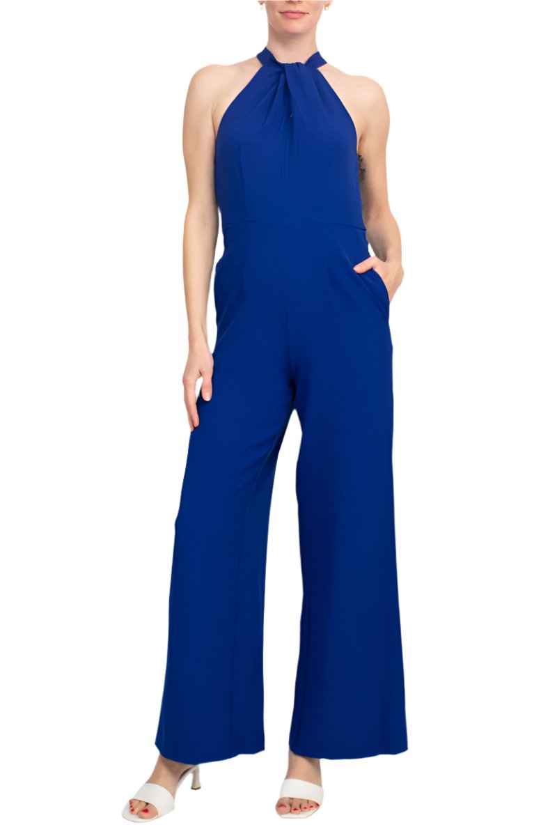 Jumpsuit Long Formal Prom Jumpsuit Cobalt