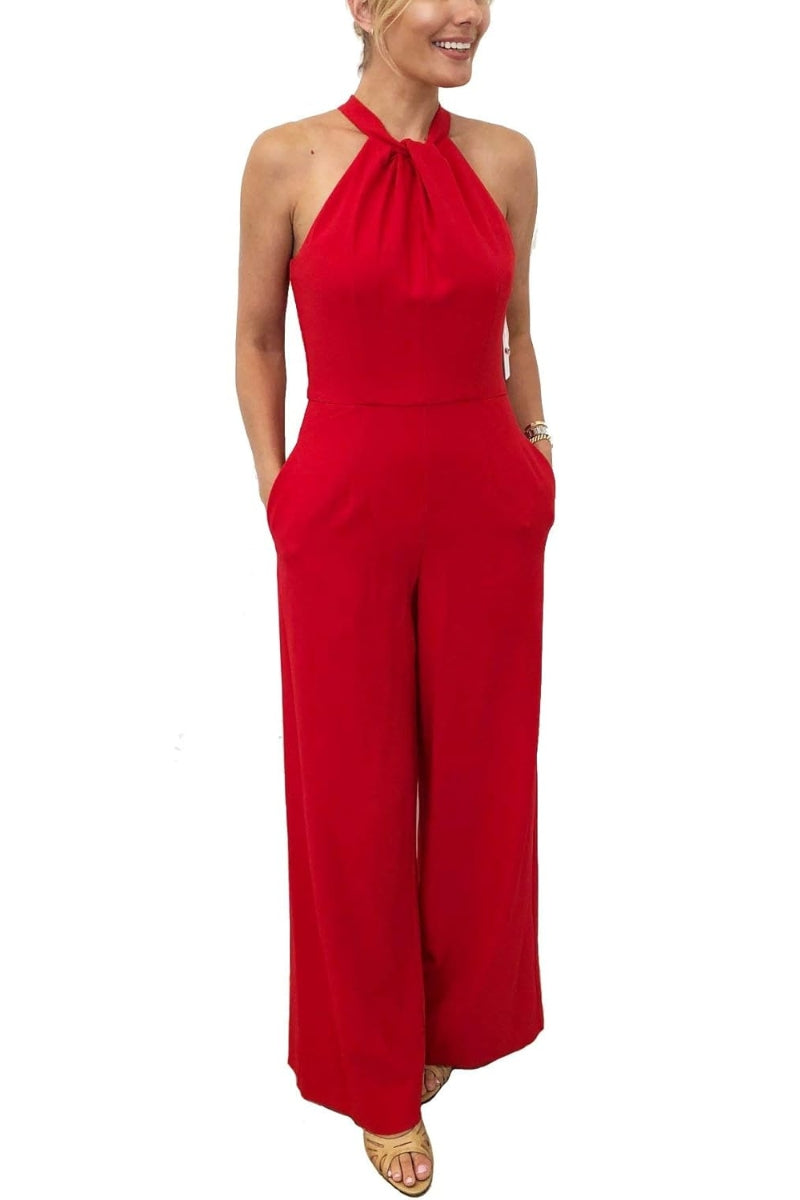 Jumpsuit Long Formal Prom Jumpsuit Red