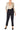 Jumpsuit Sequin Long Formal Pocket Dress Ivory Black