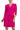 Cocktail Dresses Short Pleated Fitted Cocktail Dress Hot Pink
