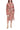 Cocktail Dresses Floral Print Long Sleeve Ruffle Midi Dress Blush Multi