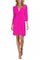 Cocktail Dresses Fitted Short Cocktail Dress Fuchsia