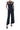 Jumpsuit Ruffled Long Formal Pocket Jumpsuit Black