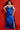 Plus Size Dresses Long Fitted High Slit Formal Plus Size Prom Dress Cobalt