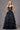 Prom Dresses  Ruffle Skirt Corset Bodice Long Formal Prom Gown Black
