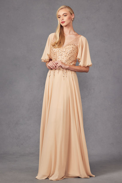 Mother of the Bride Dresses Long Formal Mother of The Bride Dress Champagne