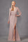 Mother of the Bride Dresses Beaded Long Sleeve Formal Mother of The Bride Dress Mauve
