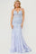 Prom Dresses Long Mermaid Formal Lace Prom Dress Powder Blue