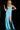 Jovani 07383 Prom Spaghetti Strap Long Formal Gown Turquoise