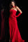 Prom Dresses Long Mermaid Fit Formal Slit Prom Dress Red