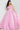 Prom Dresses Glitter Long Ball Gown Printed Prom Dress Pink