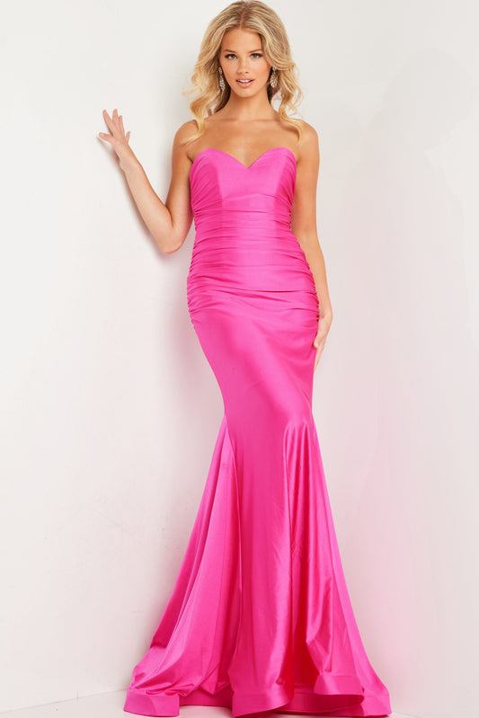 Prom Dresses Formal Long Mermaid Fit Prom Dress Fuchsia