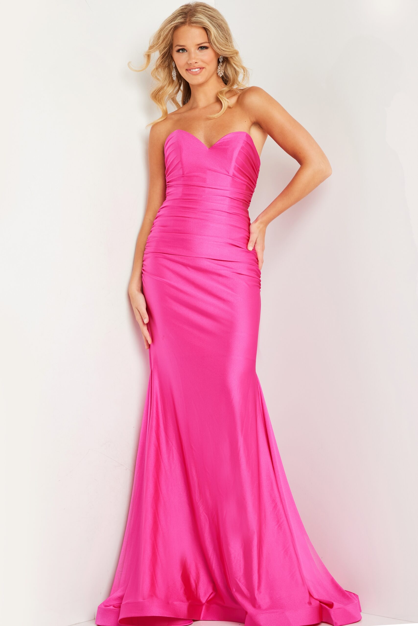 Prom Dresses Formal Long Mermaid Fit Prom Dress Fuchsia