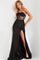 Prom Dresses Beaded Formal Mermaid Fit Long Prom Dress Black