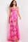 Prom Dresses Long Formal Mermaid Sequin Floral Prom Dress Hot Pink