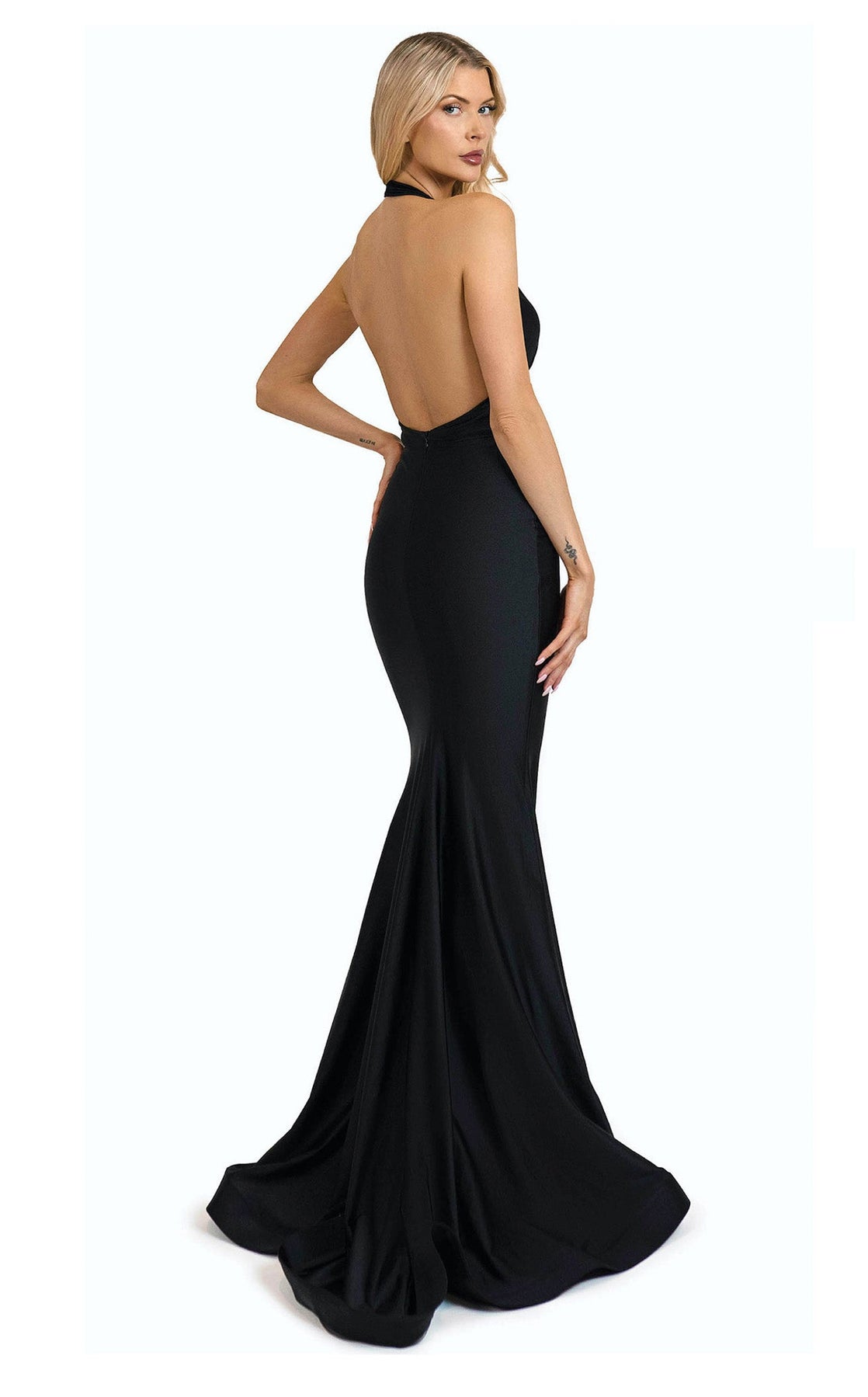Prom Dresses Evening Fitted Formal Long Prom Dress Black