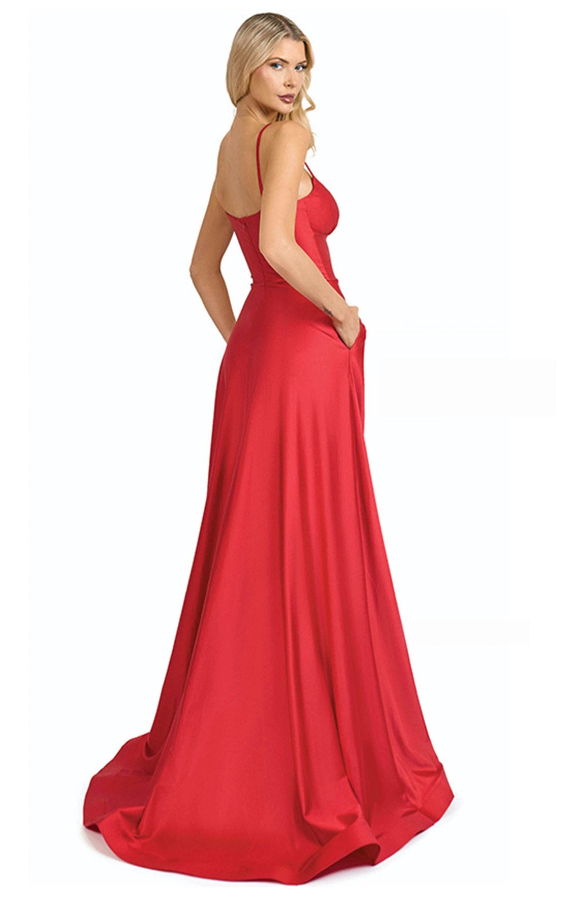 Prom Dresses Long Formal A Line Prom Dress Red