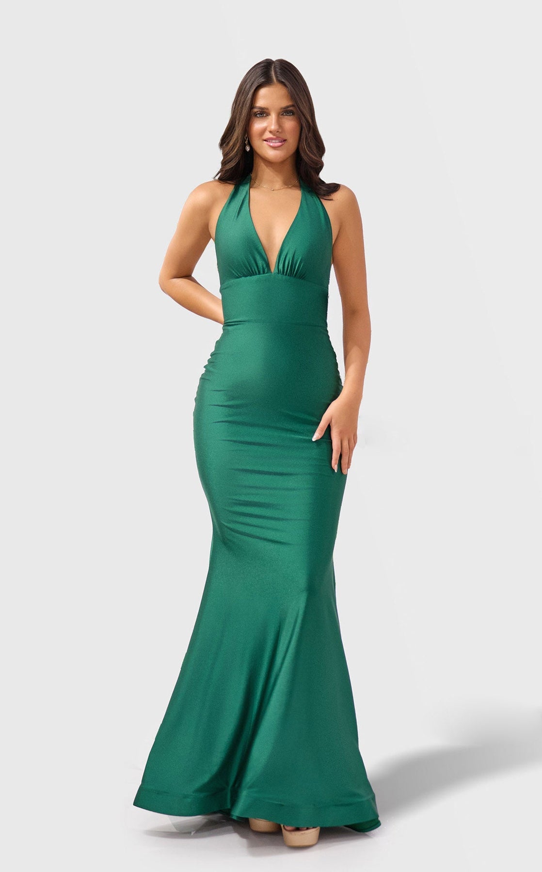 Prom Dresses Mermaid Long Formal Evening Prom Dress Hunter