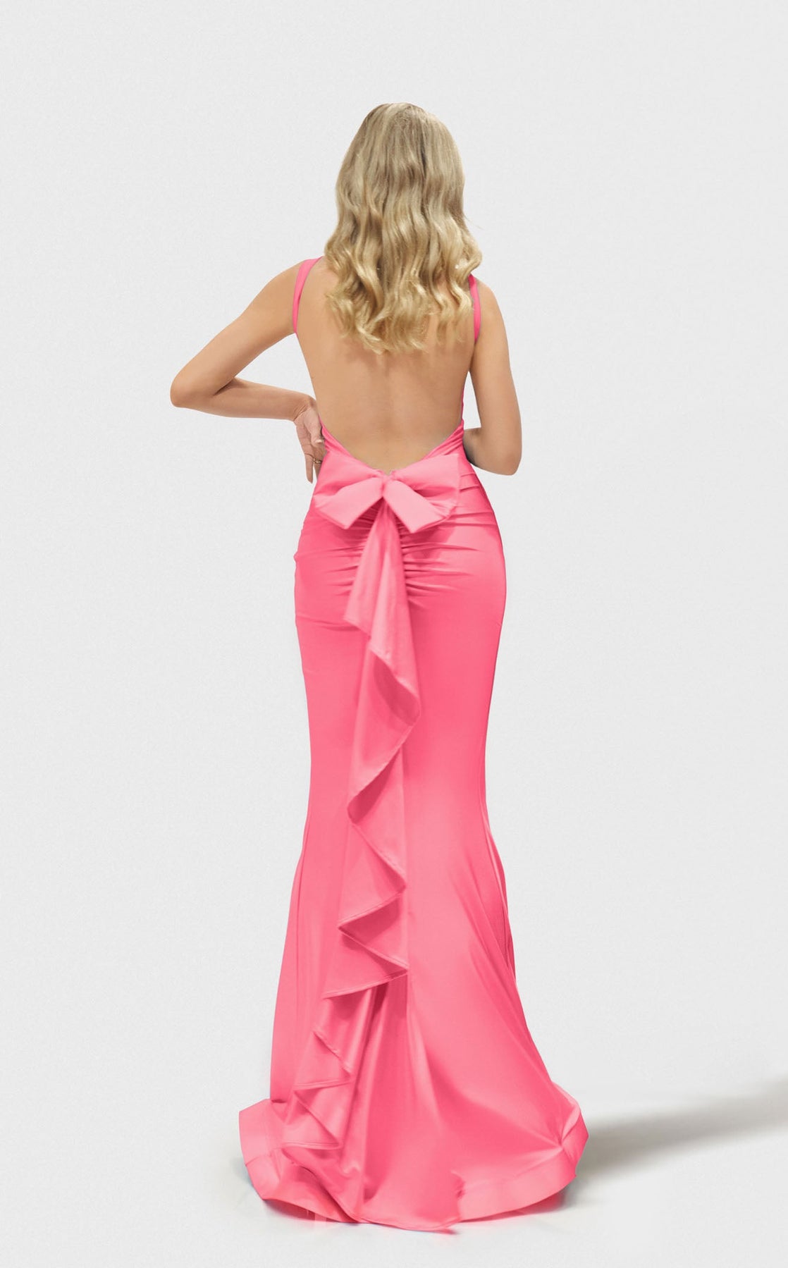 Jessica Angel 2649 Long Formal Mermaid Ruffle Prom Dress