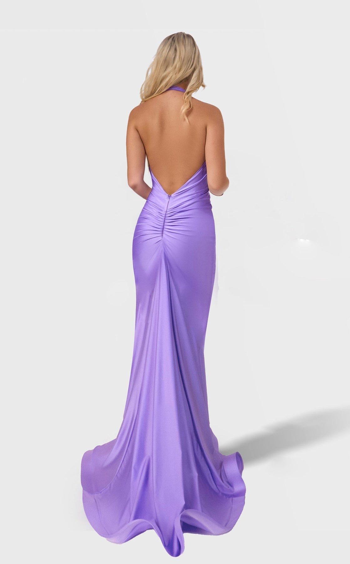Prom Dresses Fitted Formal Evening Long Prom Dress Orchid