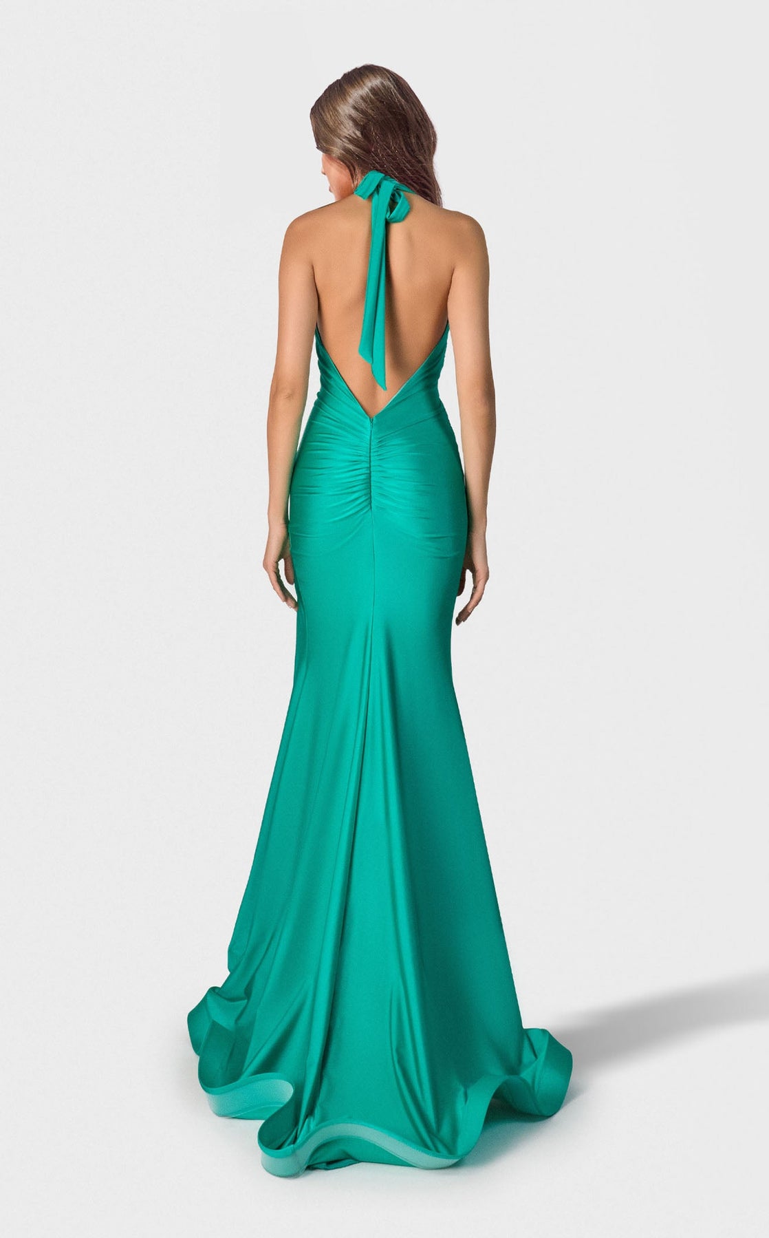 Prom Dresses Fitted Long Formal Prom Evening Dress Hunter