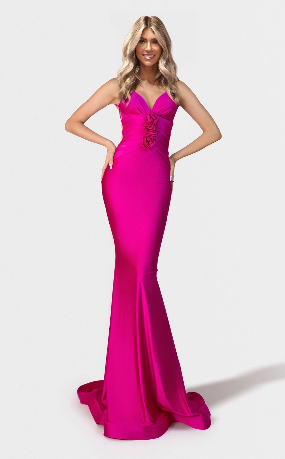 Prom Dresses Long Formal Fitted Evening Prom Dress Jessica Angel 2751 Fuchsia