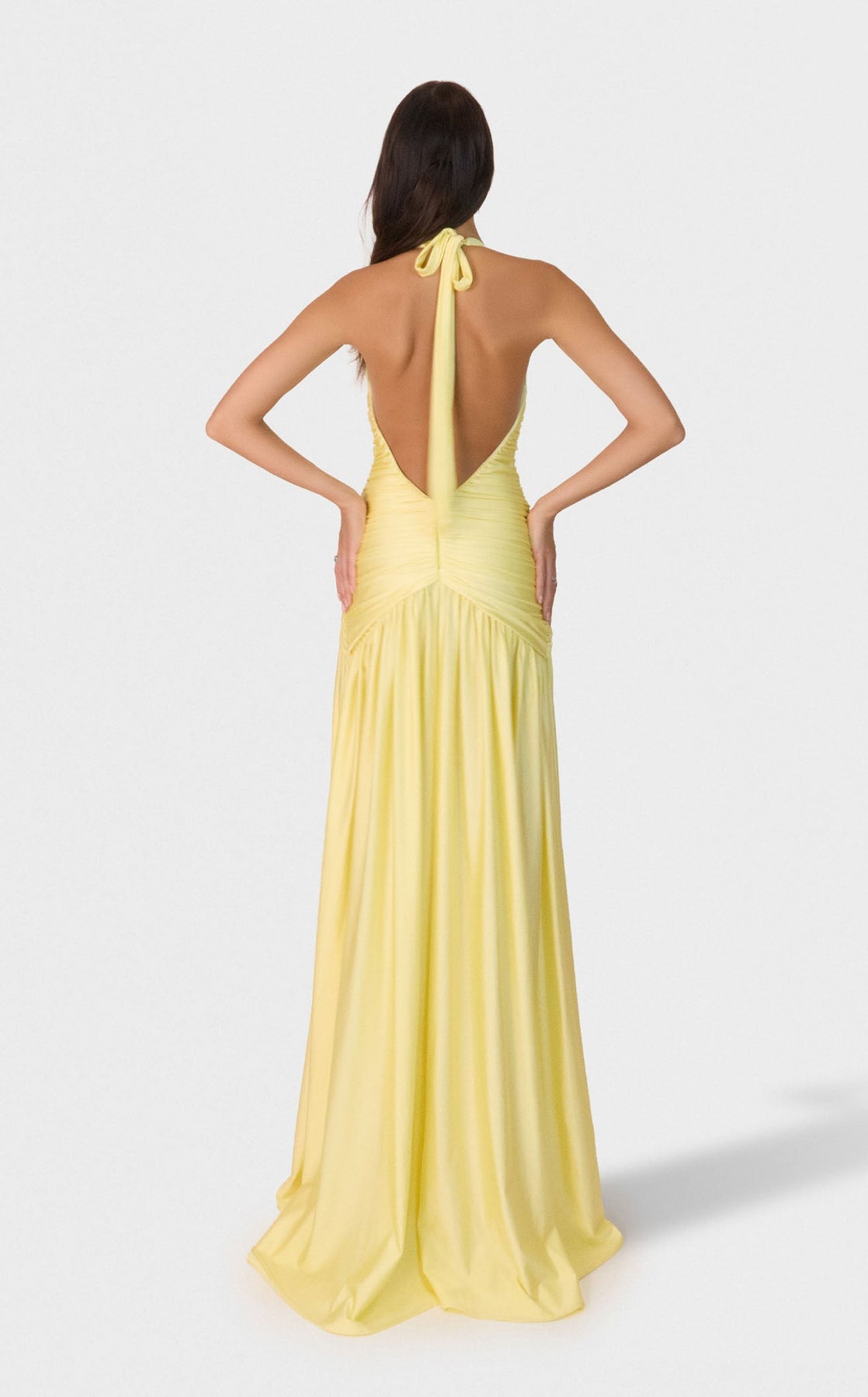 Prom Dresses Long Formal Pleated Prom Dress Jessica Angel 2752 Yellow