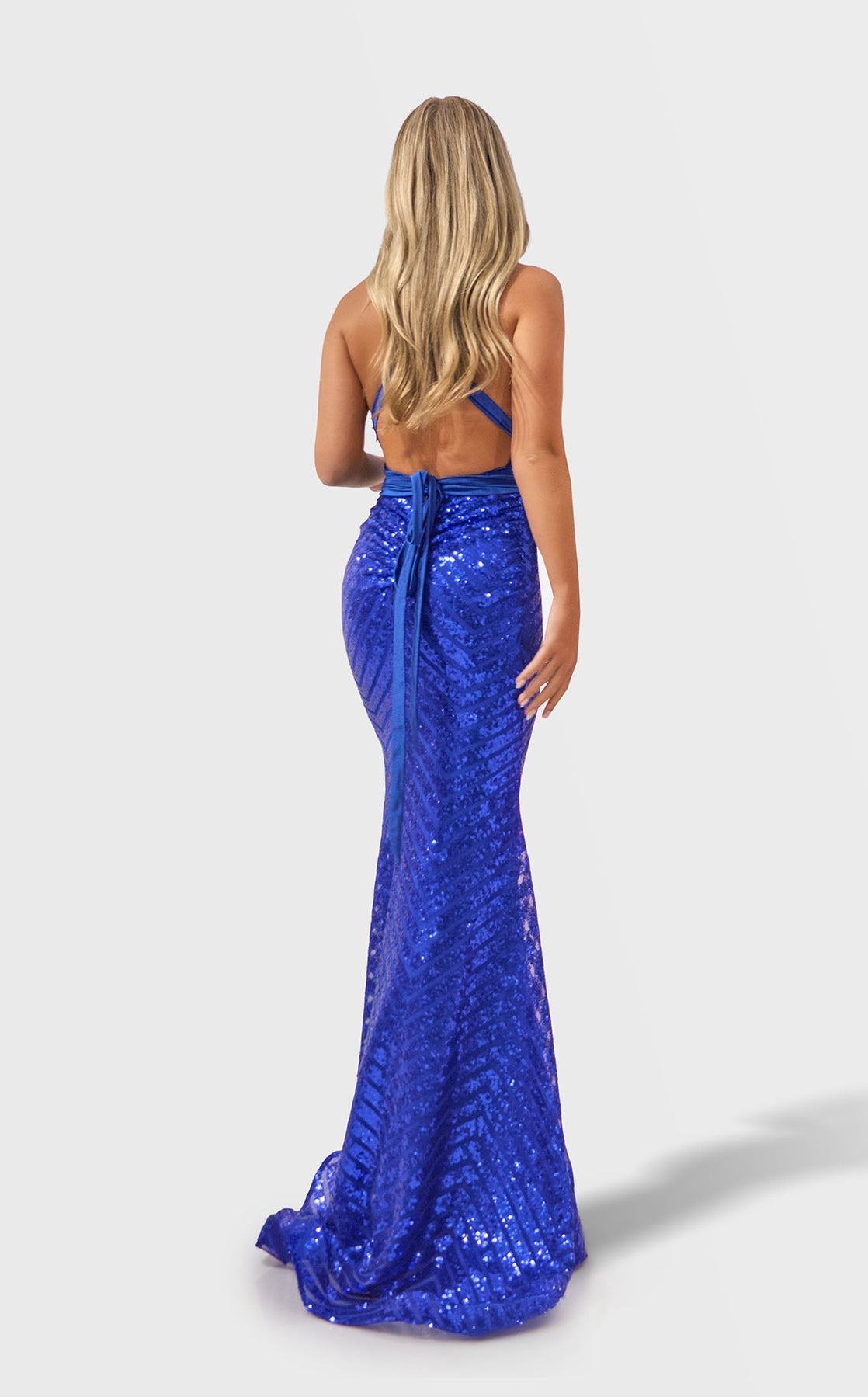 Prom Dresses Long Formal Fitted Sequin Prom Dress Jessica Angel 2756 Royal