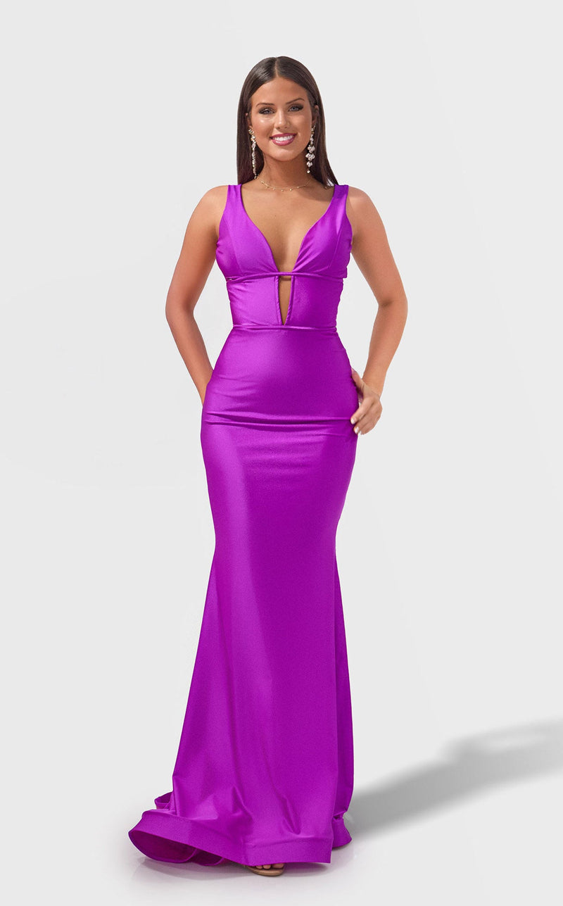 Prom Dresses Mermaid Long Formal Prom Evening Dress Orchid