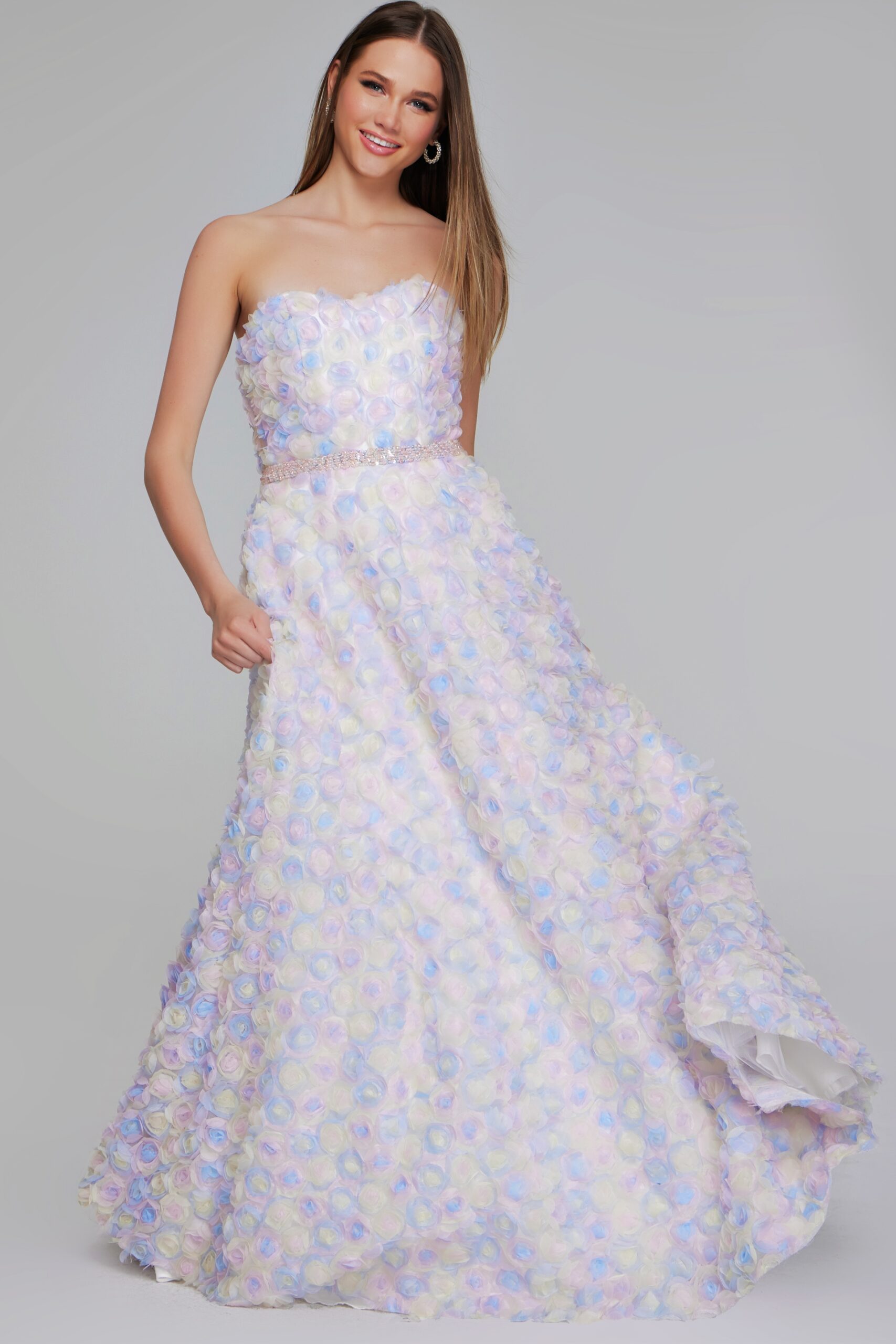 Prom Dresses Girls Dresses Prom Formal Beaded Long Ball Gown Multi