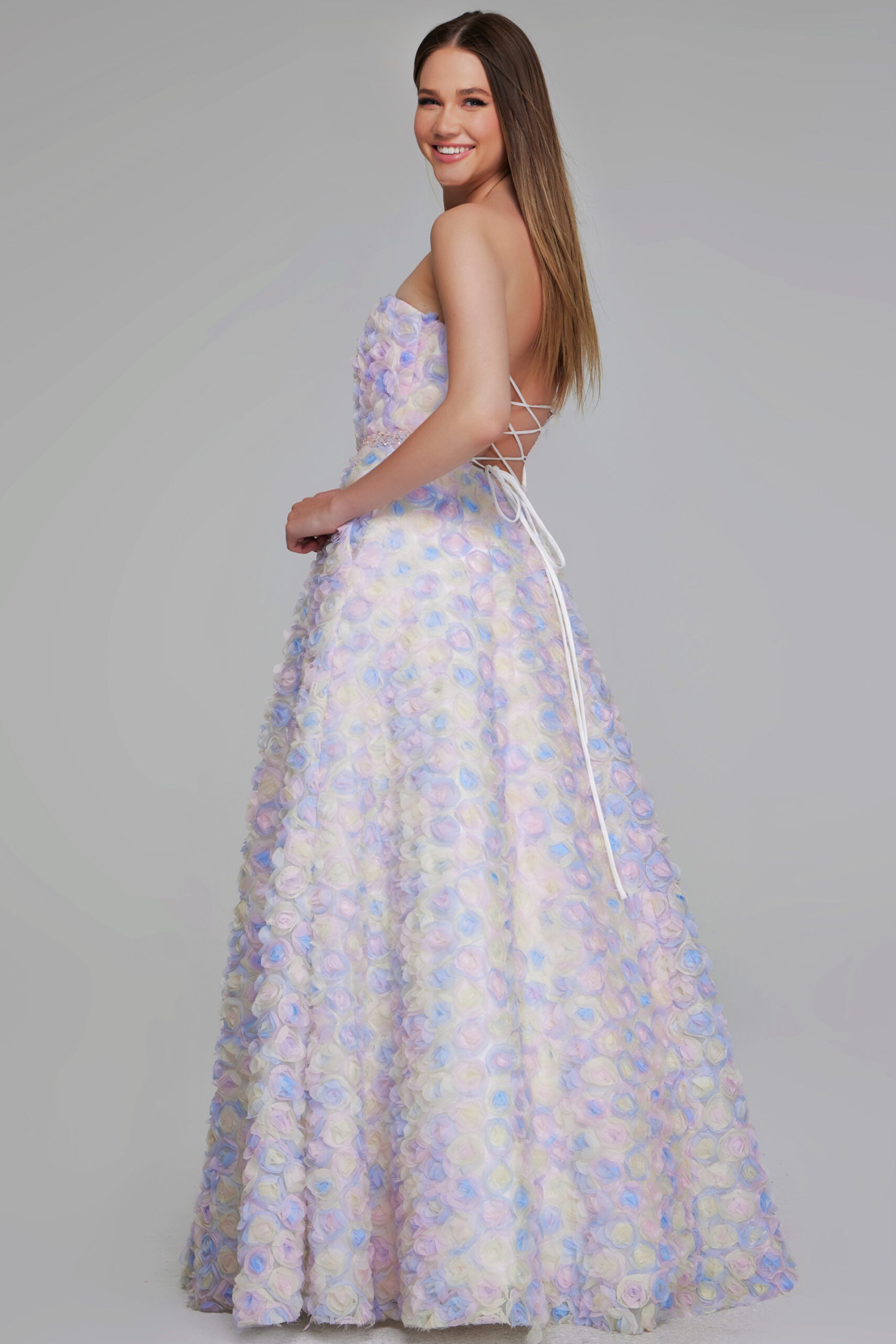 Prom Dresses Girls Dresses Prom Formal Beaded Long Ball Gown Multi
