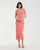 Formal Dresses Floral Long Knitted Formal Dress Hot Pink Multi