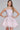 Cocktail Dresses Short A Line Sequin Homecoming Mini Girls Dresses Pale Pink