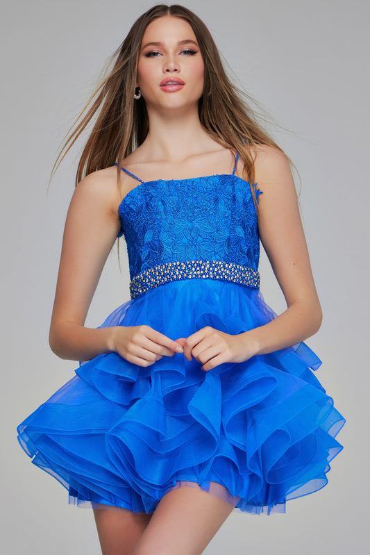 Prom Dresses Homecoming Short Beaded Cocktail Girls Dresses Cobalt