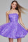 Cocktail Dresses Short Cocktail Homecoming Mini Girls Dresses Lilac