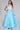 Prom Dresses Prom Girls Dresses Long Floral Applique Ball Gown Light Blue