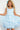 Cocktail Dresses Homecoming Floral Applique Short Girls Dresses Light Blue