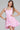 Cocktail Dresses Homecoming Floral Applique Short Girls Dresses Pink