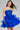 Cocktail Dresses Beaded Homecoming Short Ruffle Mini Girls Dresses Royal