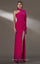 Formal Dresses Long Formal Fitted Slit Evening Dress Fuchsia