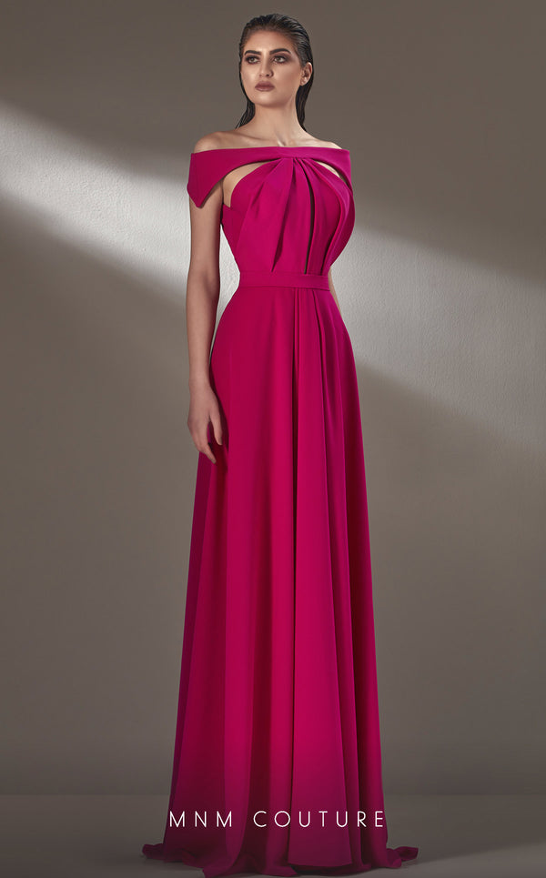 MNM Couture K3894 A Line Long Formal Evening Prom Dress
