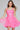 Cocktail Dresses Homecoming Short Sequin Floral Mini Girls Dresses Hot Pink
