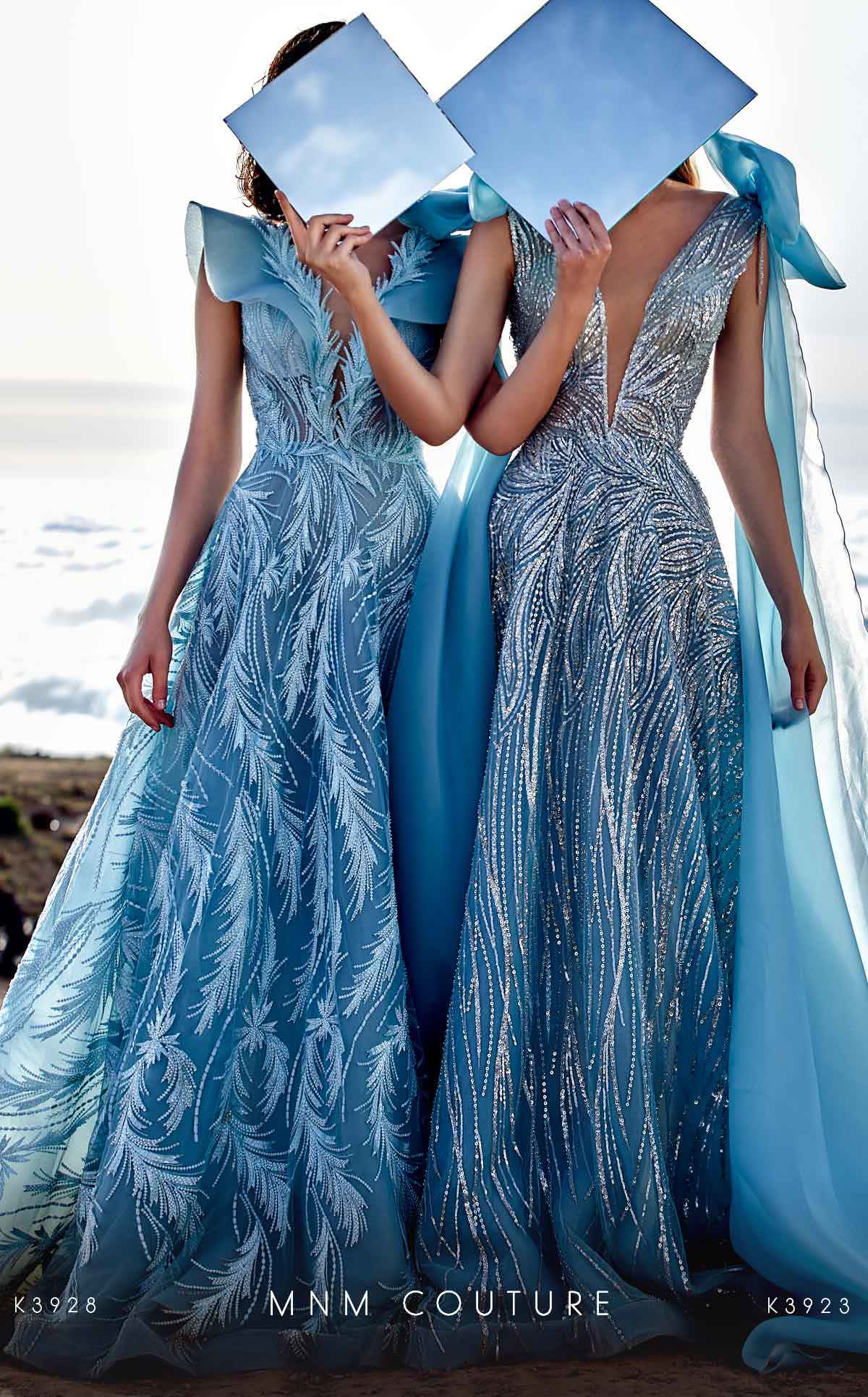 MNM Couture K3923 Long Ball Gown Beaded Formal Evening Dress
