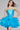 Cocktail Dresses Beaded Homecoming Short Sequin Mini Ruffle Girls Dresses Turquoise