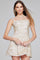 Cocktail Dresses Homecoming Short Cocktail Fitted Mini Girls Dresses White/Gold