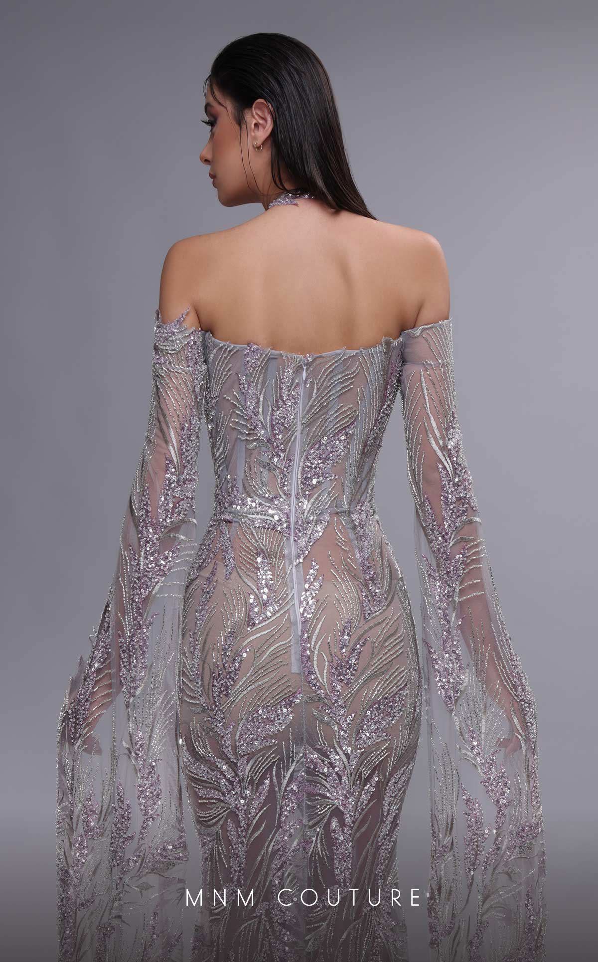 MNM Couture K4090 Long Formal Beaded Evening Dress