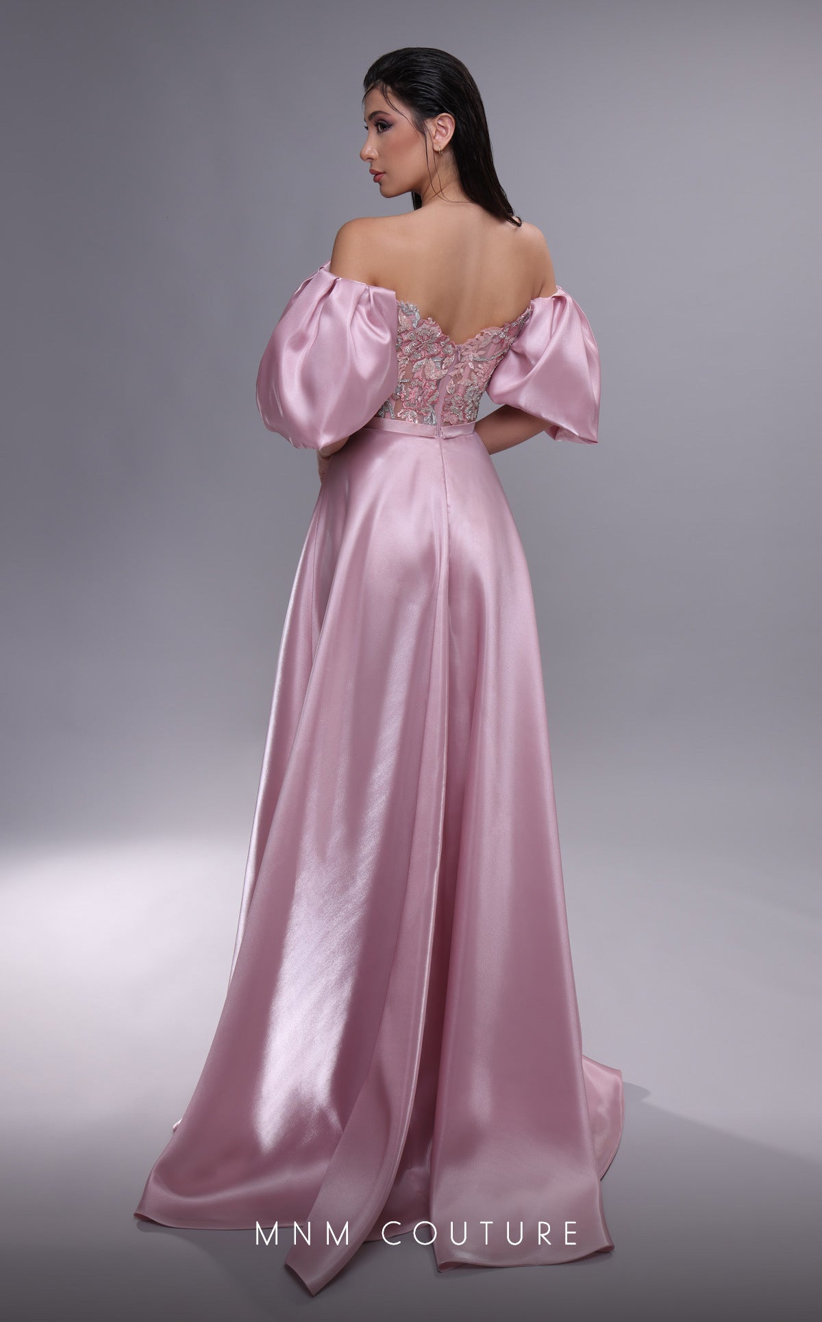 MNM Couture K4094 Ruffle Long Formal Evening Dress