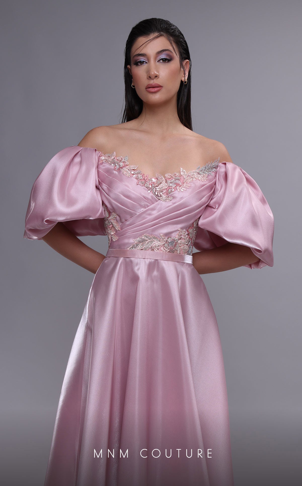 MNM Couture K4094 Ruffle Long Formal Evening Dress