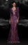 Formal Dresses Long Mermaid Beaded Sequin Evening Formal Dress Purple