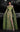 Formal Dresses Prom Beaded Sequin Long Formal Slit Cape Dress Pistache